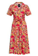 Swing Kleid «Hawaii Red» Kleider von Queen Kerosin
