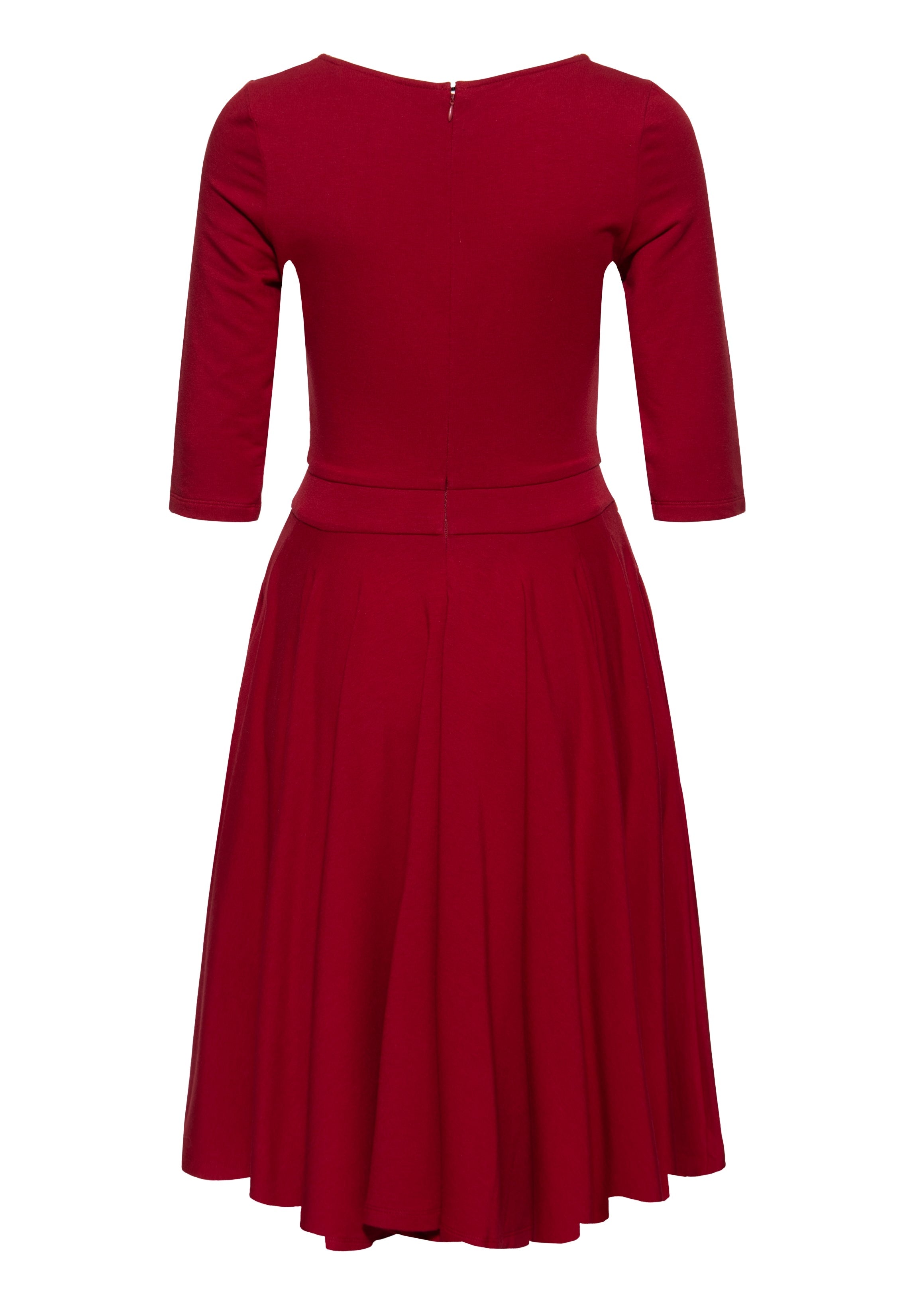 Swing Kleid in Bordeaux Kleider von Queen Kerosin