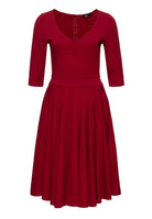 Swing Kleid in Bordeaux Kleider von Queen Kerosin