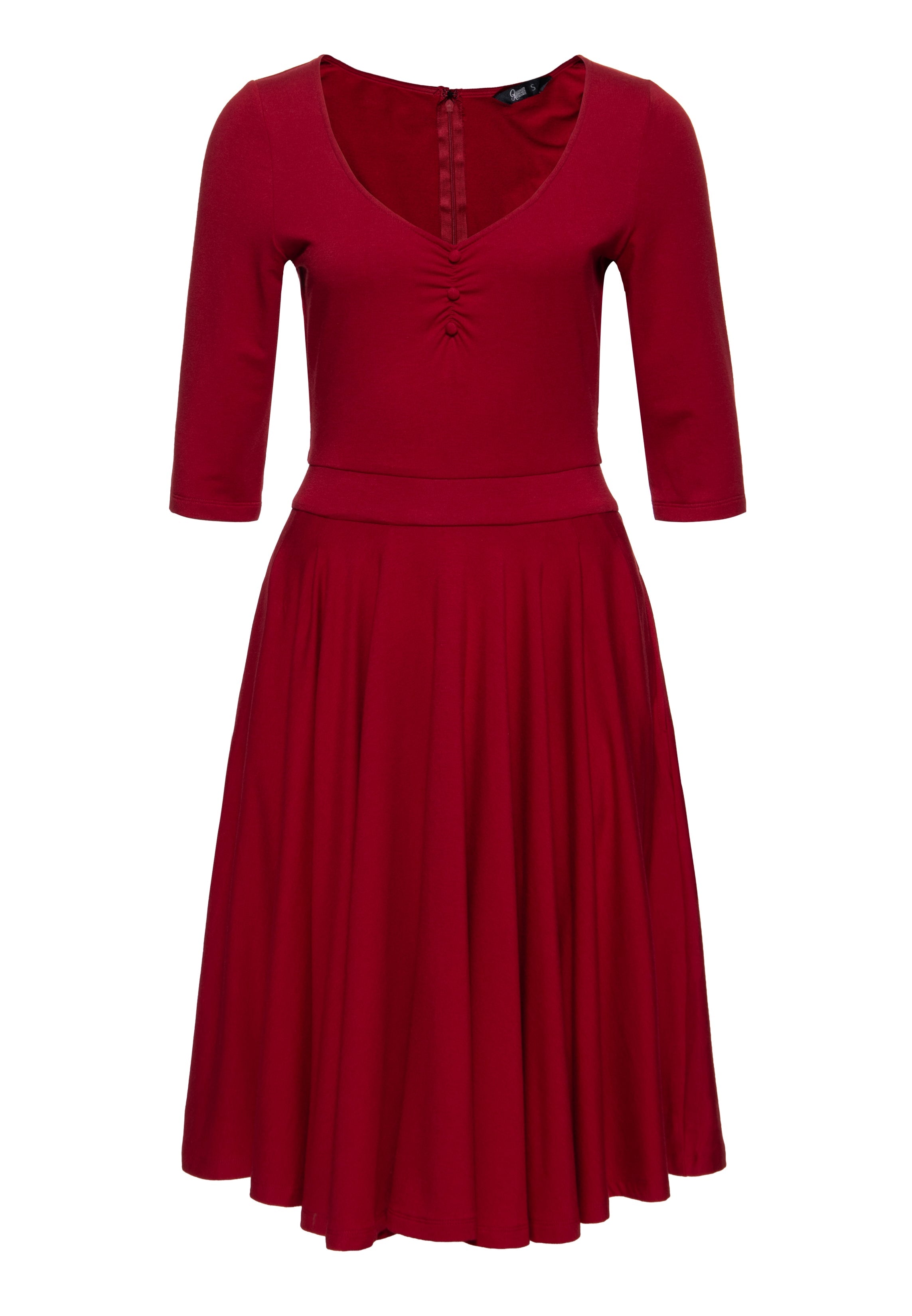 Swing Kleid in Bordeaux Kleider von Queen Kerosin