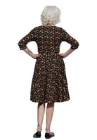 Swing Kleid in Braun Kleider von Queen Kerosin