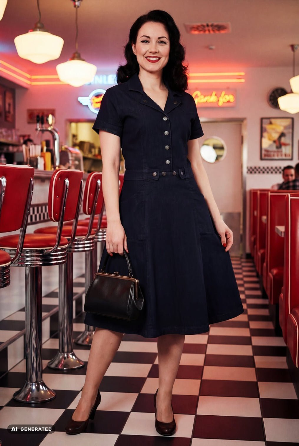 Swingkleid Kleider von Queen Kerosin