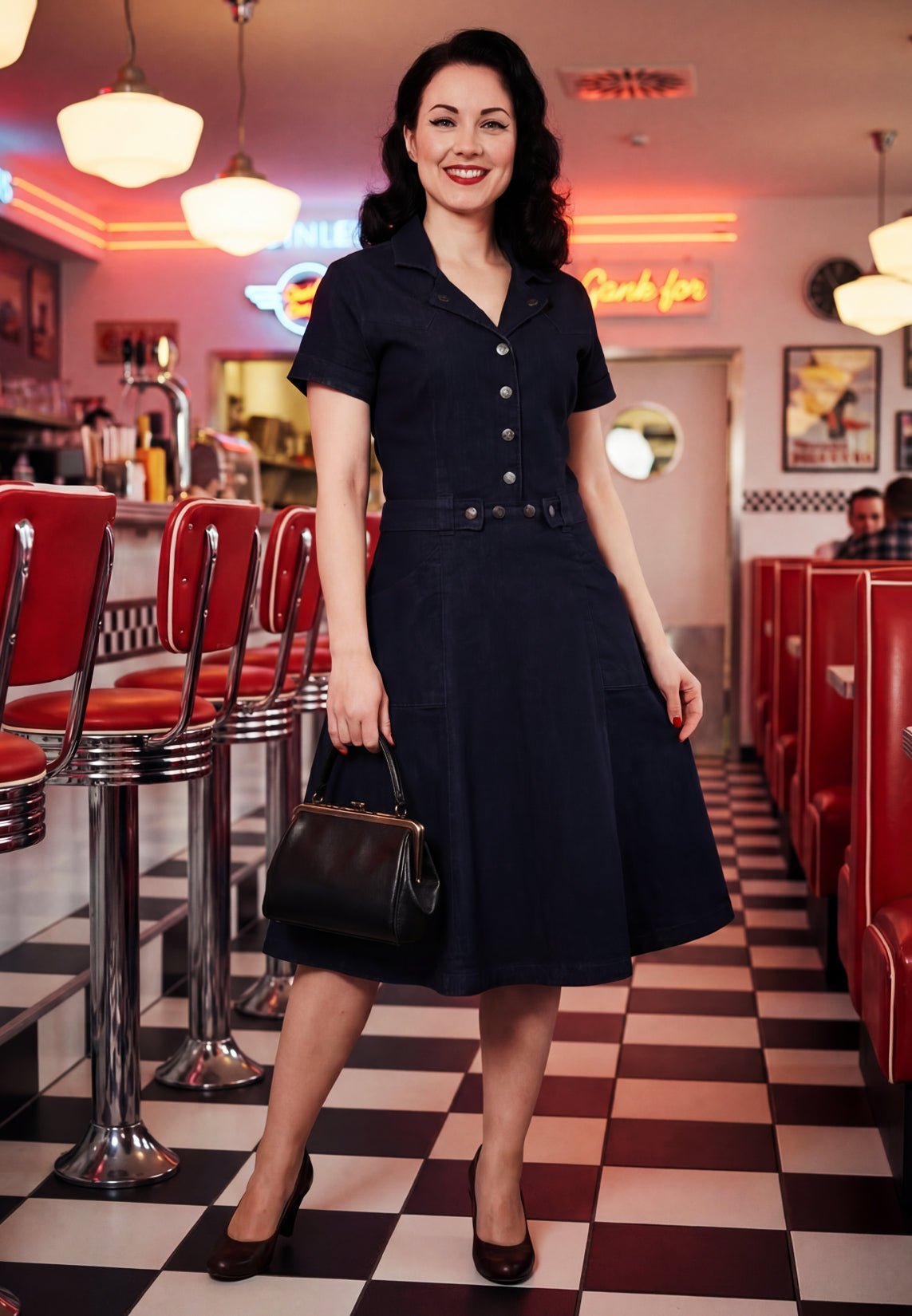 Swingkleid Kleider von Queen Kerosin