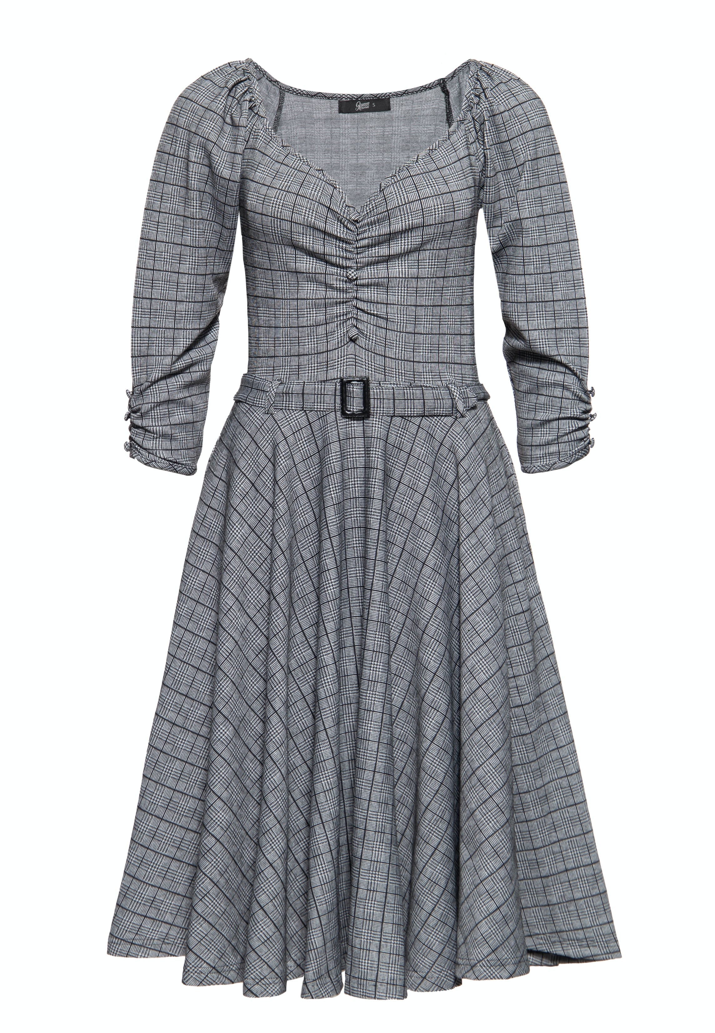 Swingkleid in Karo - Optik Kleider von Queen Kerosin