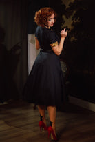 Swingkleid in Schwarz Kleider von Queen Kerosin