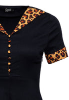 Swingkleid in Schwarz Kleider von Queen Kerosin