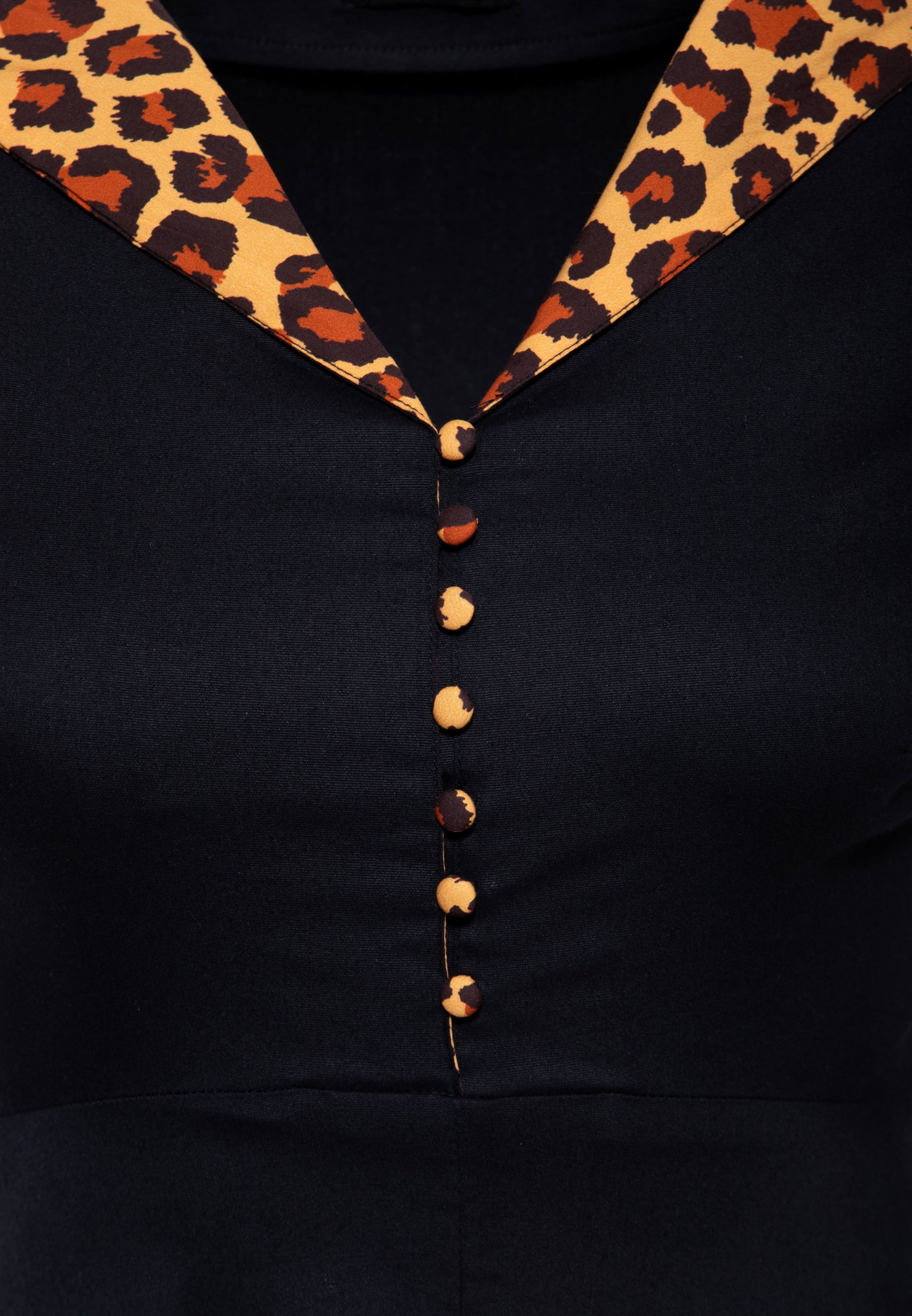 Swingkleid in Schwarz Kleider von Queen Kerosin