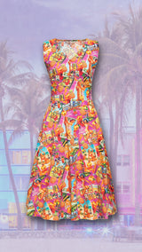Swingkleid «Miami & Long Beach» Kleider von Queen Kerosin