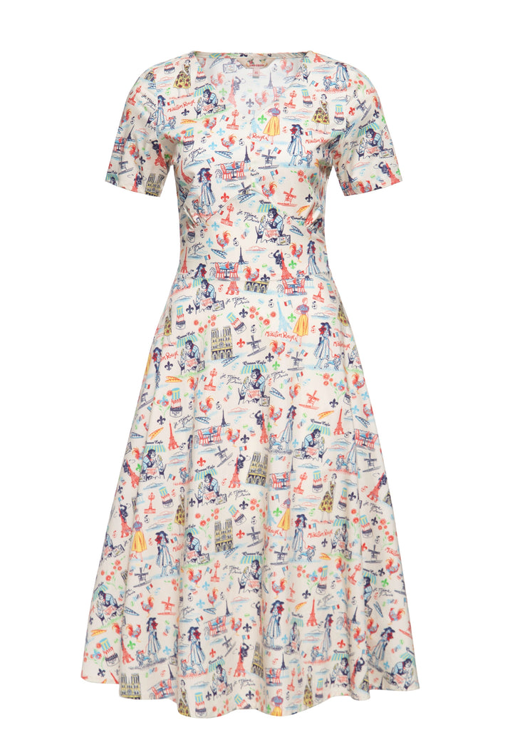 Queen Kerosin Swingkleid «Paris»