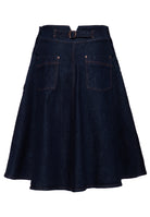 Swingrock 'Josie' in Denim Röcke von Queen Kerosin