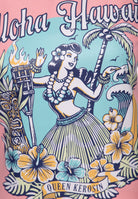 T-Shirt 'Aloha Hawaii' in Rosa T-Shirts von Queen Kerosin