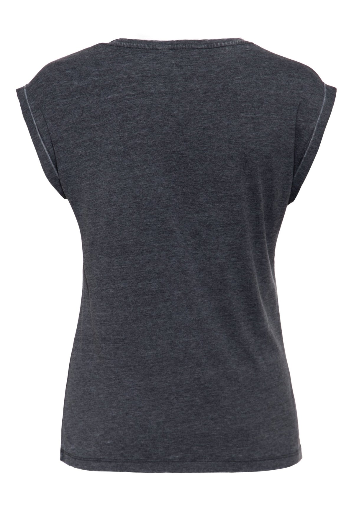T-Shirt 'Badass' in Anthrazit – T-Shirts von Queen Kerosin - Ansicht 2