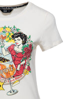 T-Shirt 'Ciao Bella' in Offwhite T-Shirts von Queen Kerosin