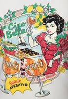 T-Shirt 'Ciao Bella' in Offwhite T-Shirts von Queen Kerosin