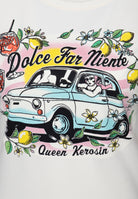 T-Shirt 'Dolce Far Niente' in Offwhite T-Shirts von Queen Kerosin