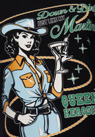 T-Shirt 'Down & Dirty' in Schwarz – T-Shirts von Queen Kerosin - Ansicht 4