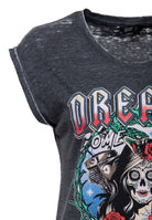 T-Shirt 'Dreams Come True' in Grau T-Shirts von Queen Kerosin