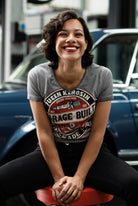 T-Shirt 'Garage Built' in Anthrazit T-Shirts von Queen Kerosin