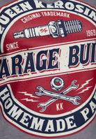 T-Shirt 'Garage Built' in Anthrazit T-Shirts von Queen Kerosin