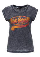 T-Shirt 'Hot Stuff' in Grey T-Shirts von Queen Kerosin