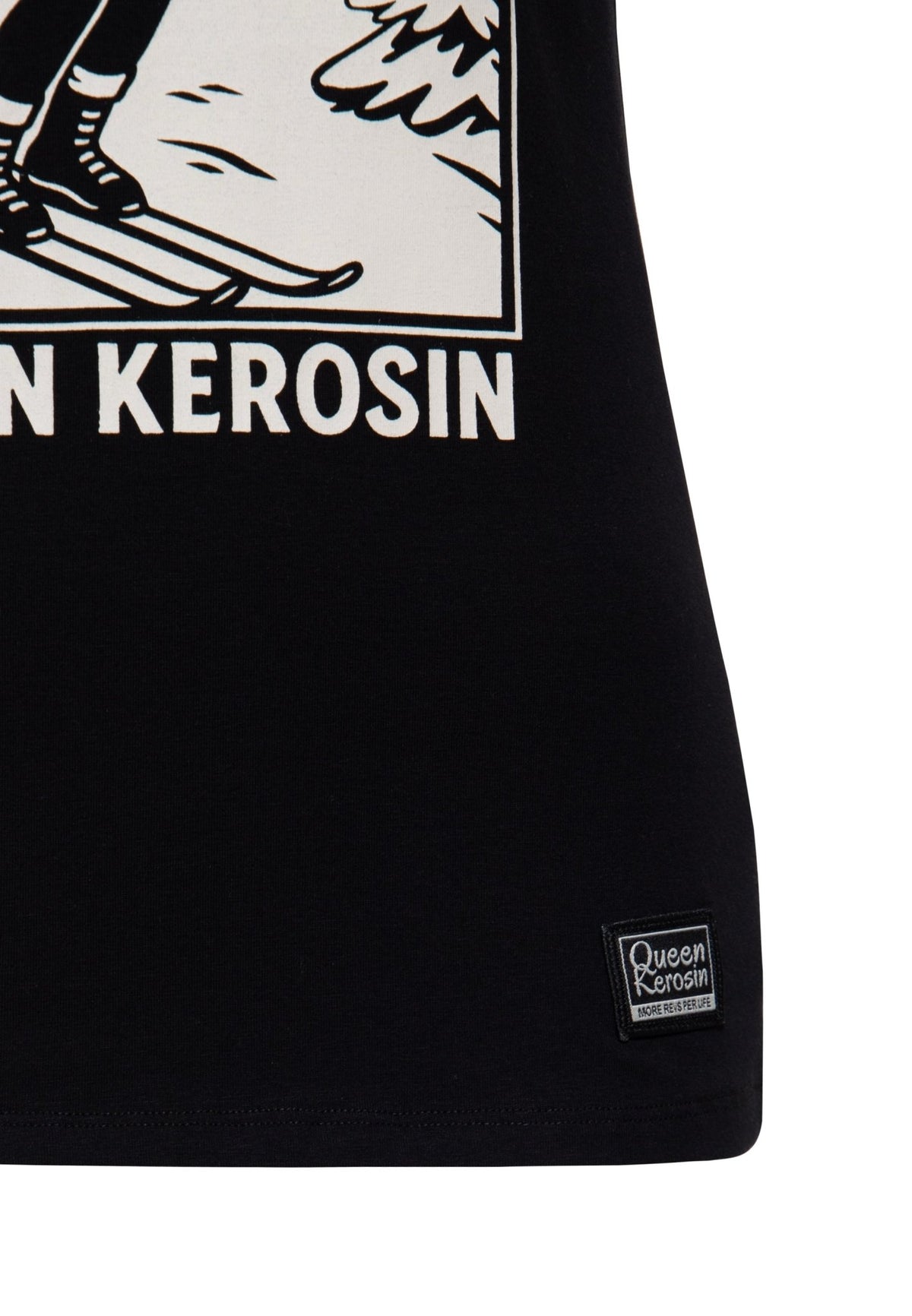 T-Shirt 'Hottie on a Ride' in Schwarz – T-Shirts von Queen Kerosin - Ansicht 5