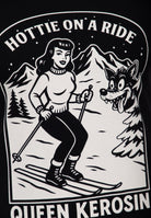 T-Shirt 'Hottie on a Ride' in Schwarz – T-Shirts von Queen Kerosin - Ansicht 4