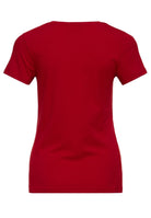 T-Shirt 'I Don't Care' in Bordeaux – T-Shirts von Queen Kerosin - Ansicht 2