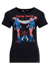 T-Shirt «Meow Meow» T-Shirts von Queen Kerosin