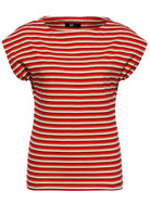 Queen Kerosin - T-Shirt mit U-Boot Ausschnitt
