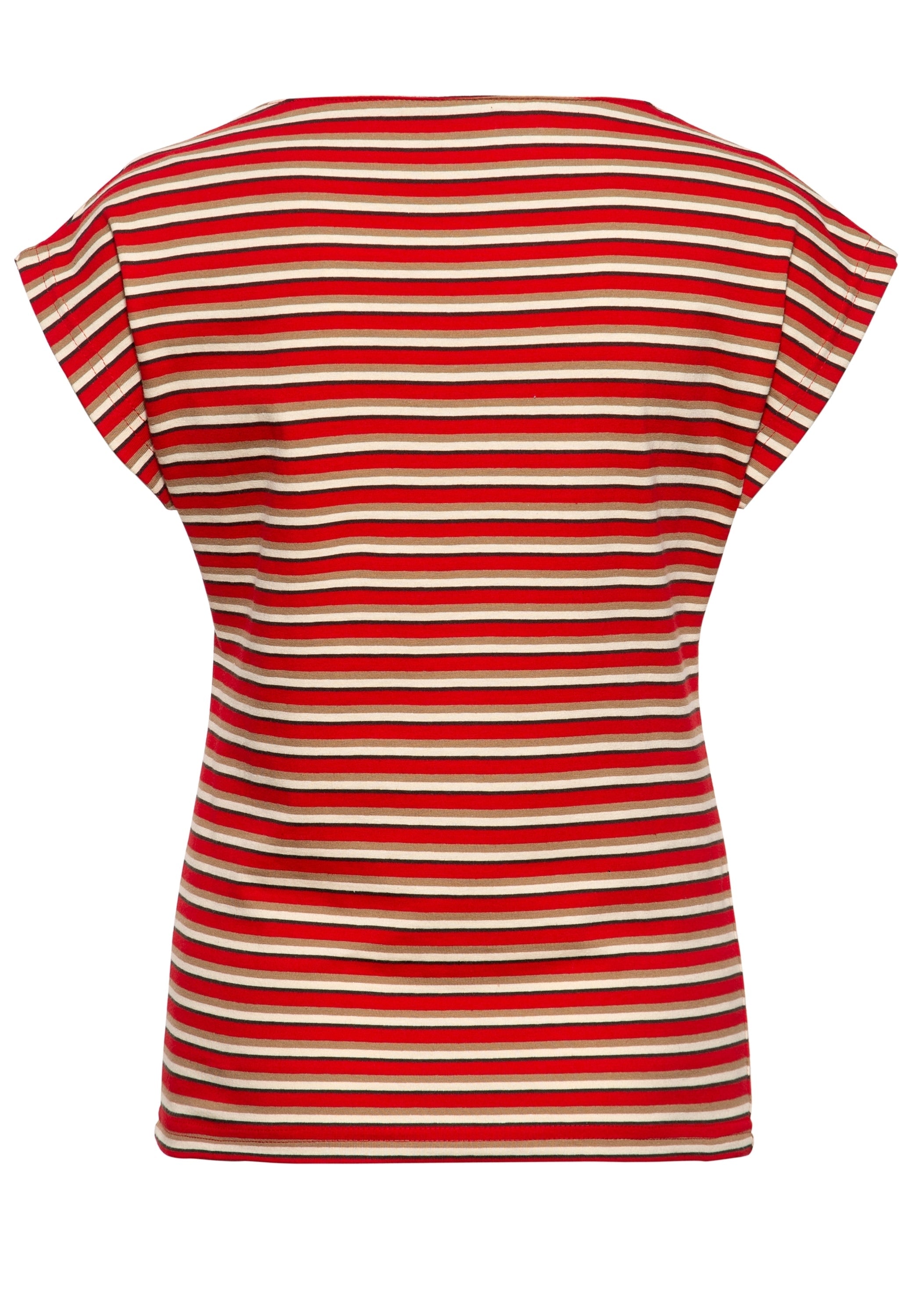 Queen Kerosin - T-Shirt mit U-Boot Ausschnitt