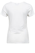 Queen Kerosin - T-Shirt mit V - Ausschnitt und Frontprint «Hasta La Muerte»