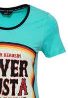 T-Shirt 'Never Trust A Fucker' in Mint T-Shirts von Queen Kerosin
