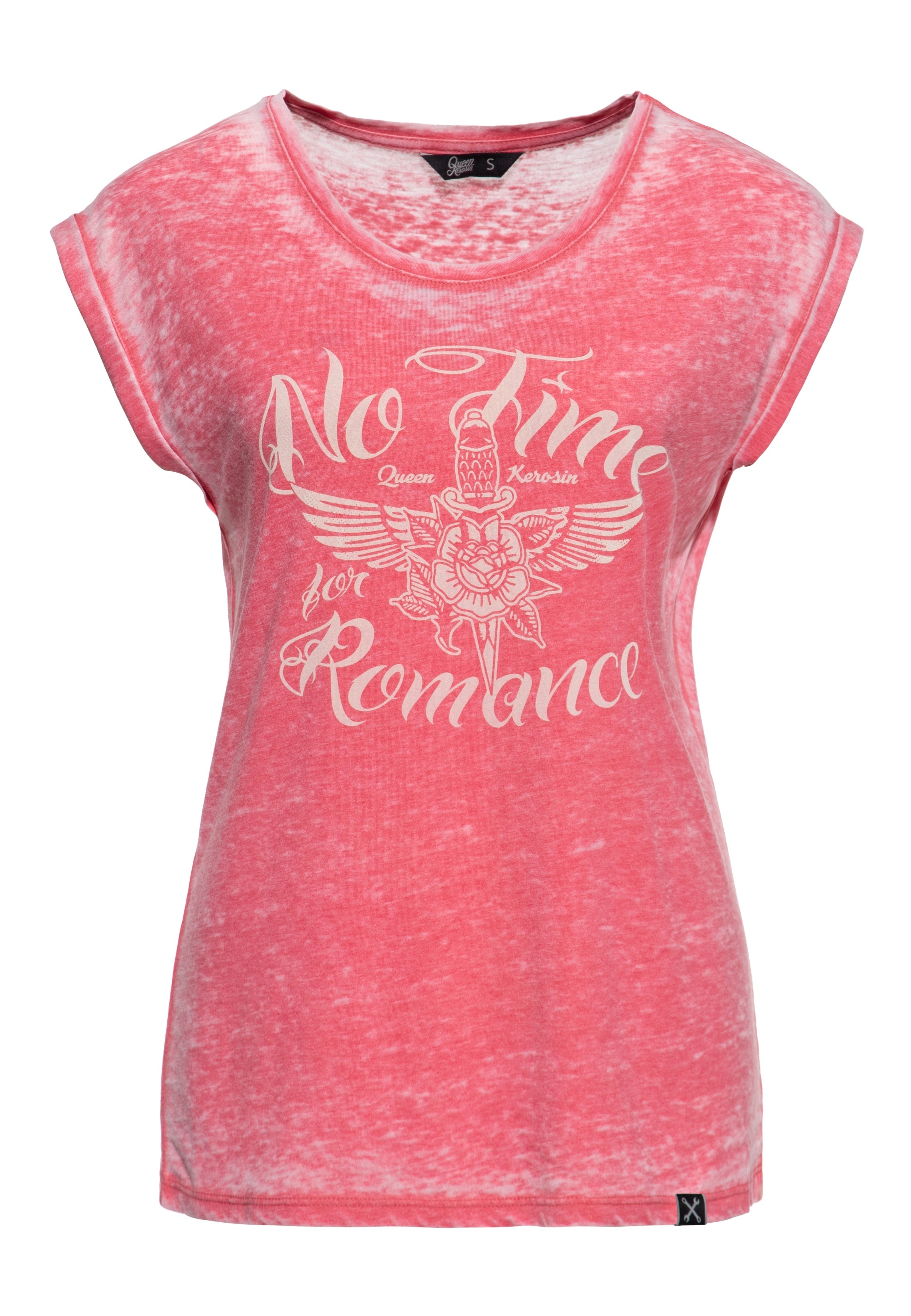 T-Shirt «No Time For Romance» T-Shirts von Queen Kerosin