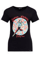 Queen Kerosin - T - Shirt «Party Line»