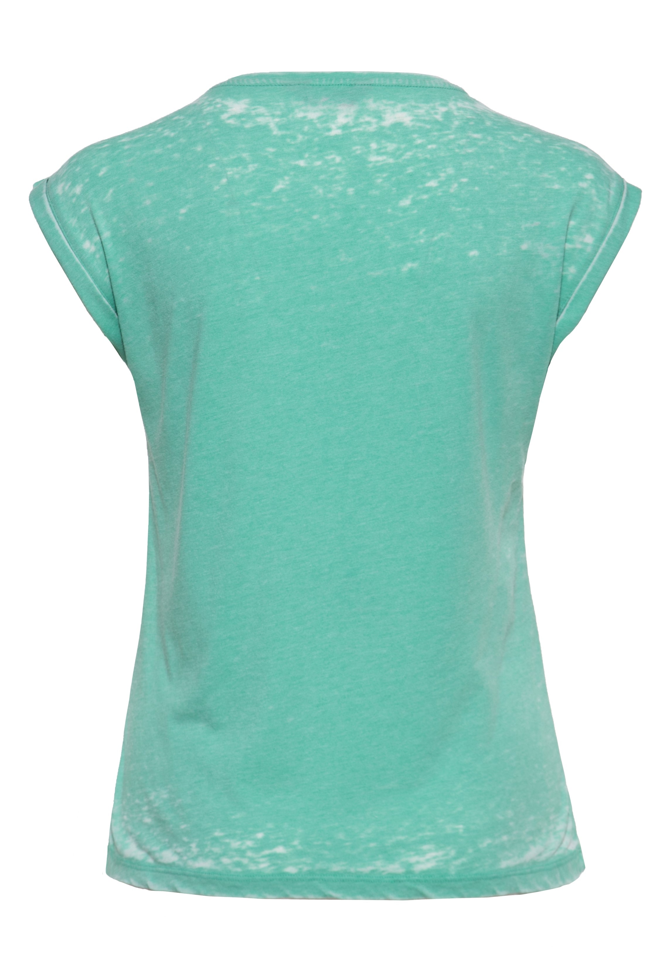 T-Shirt 'Ride More Worry Less' in Mint T-Shirts von Queen Kerosin