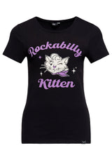 T-Shirt «Rockabilly Kitten» T-Shirts von Queen Kerosin