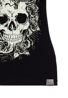 T-Shirt 'Skull and Snake' in Schwarz – T-Shirts von Queen Kerosin - Ansicht 5