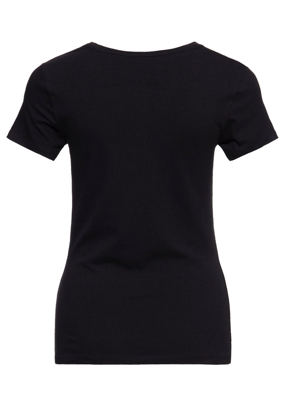 T-Shirt 'Talk Sweet' in Schwarz – T-Shirts von Queen Kerosin - Ansicht 2
