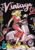 T-Shirt 'Vintage Chic' in Schwarz – T-Shirts von Queen Kerosin - Ansicht 4