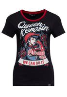 T-Shirt 'We Can Do It' in Schwarz T-Shirts von Queen Kerosin
