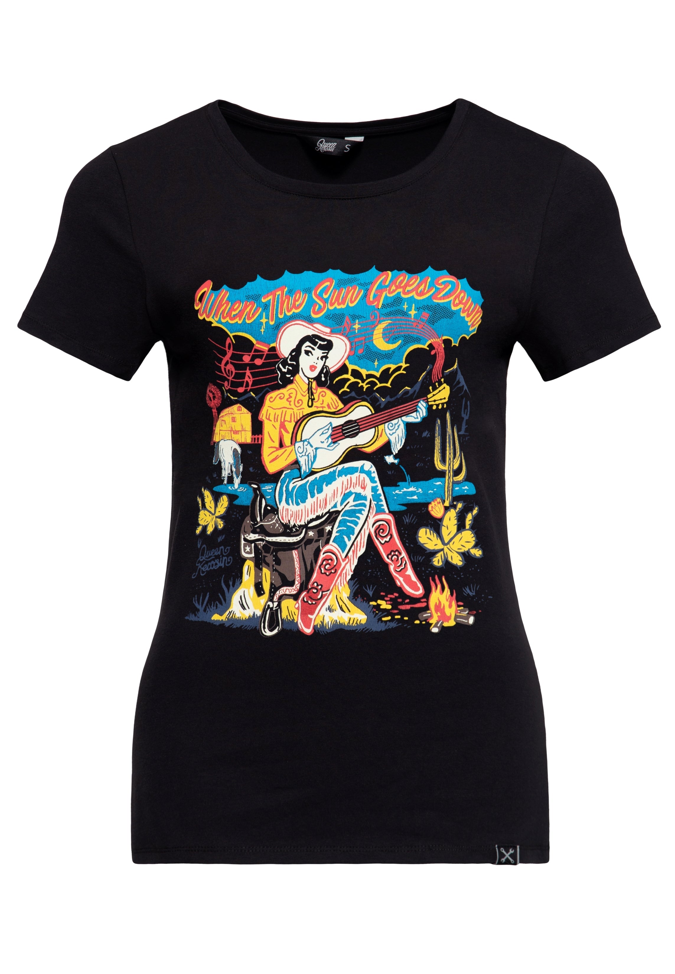 Queen Kerosin - T - Shirt «When The Sun Goes Down»