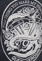 T-Shirt 'Wild Thing' in Anthrazit – T-Shirts von Queen Kerosin - Ansicht 4