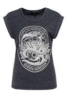 T-Shirt 'Wild Thing' in Anthrazit – T-Shirts von Queen Kerosin - Ansicht 1