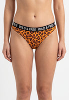 Tanga 'Wild & Free' in Leo Unterwäsche von Queen Kerosin