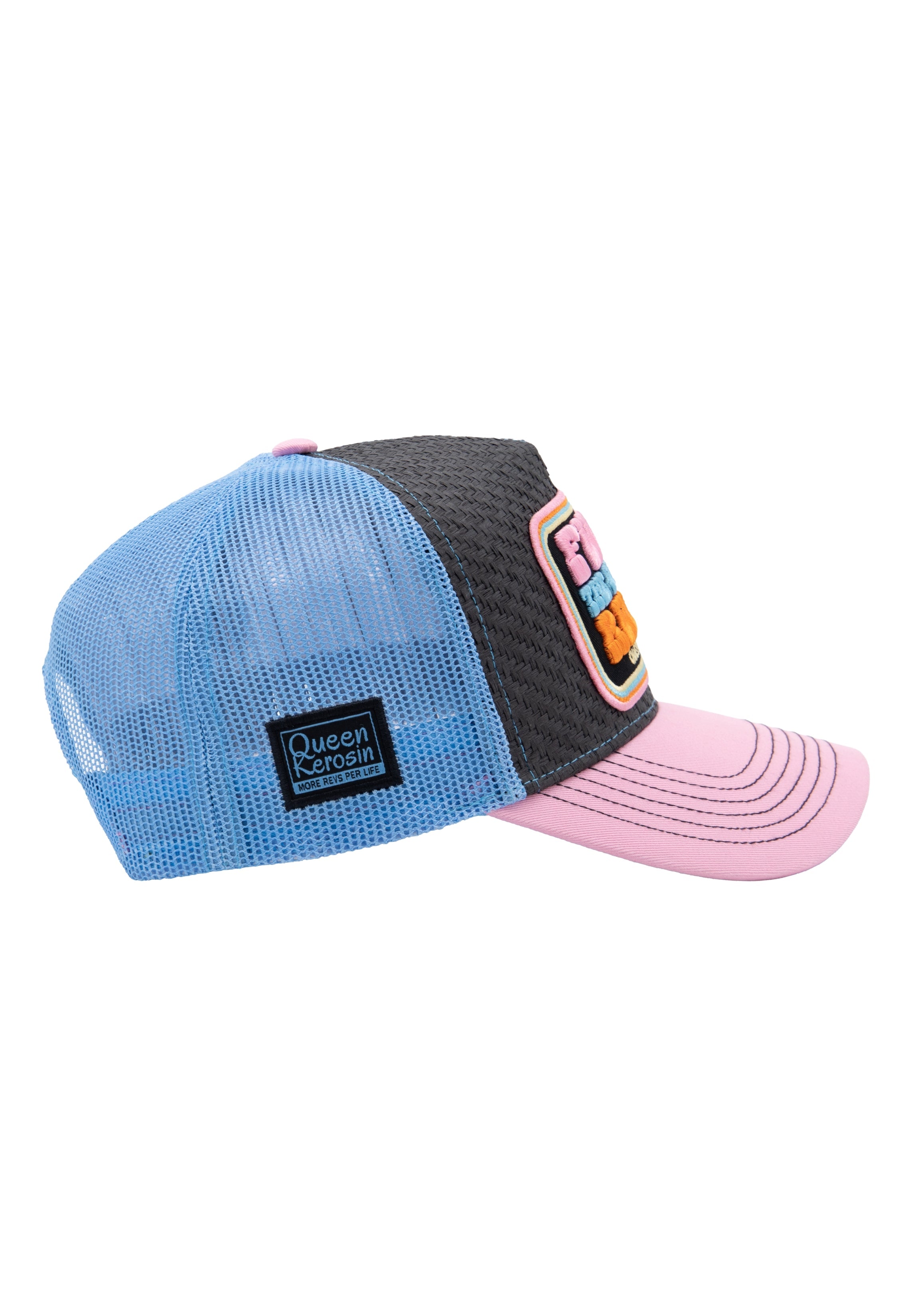 Trucker Cap 'Fuck The Fucking Rules' in Rosa Trucker Cap von Queen Kerosin