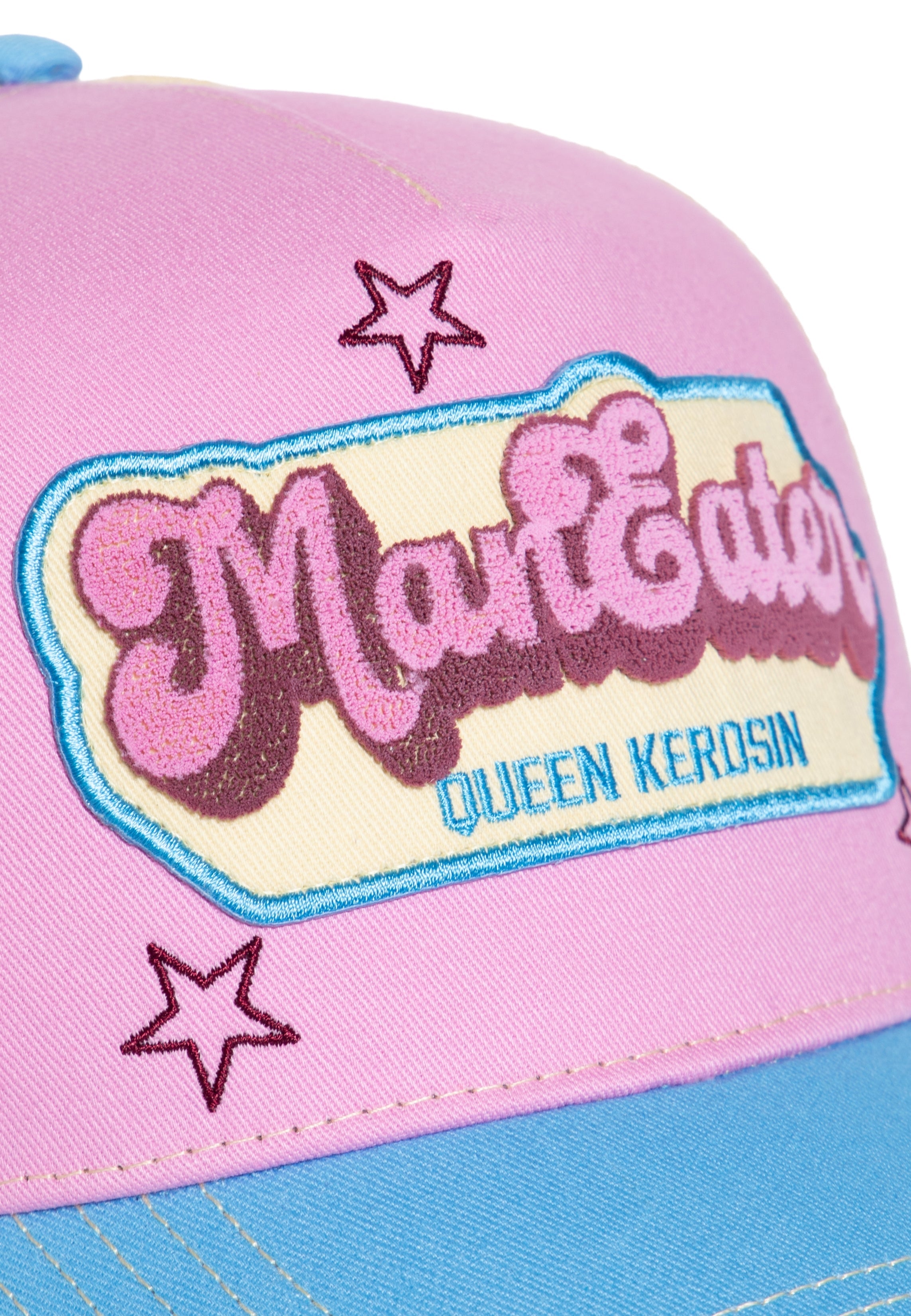 Trucker Cap 'Man Eater' in Rosa Trucker Cap von Queen Kerosin