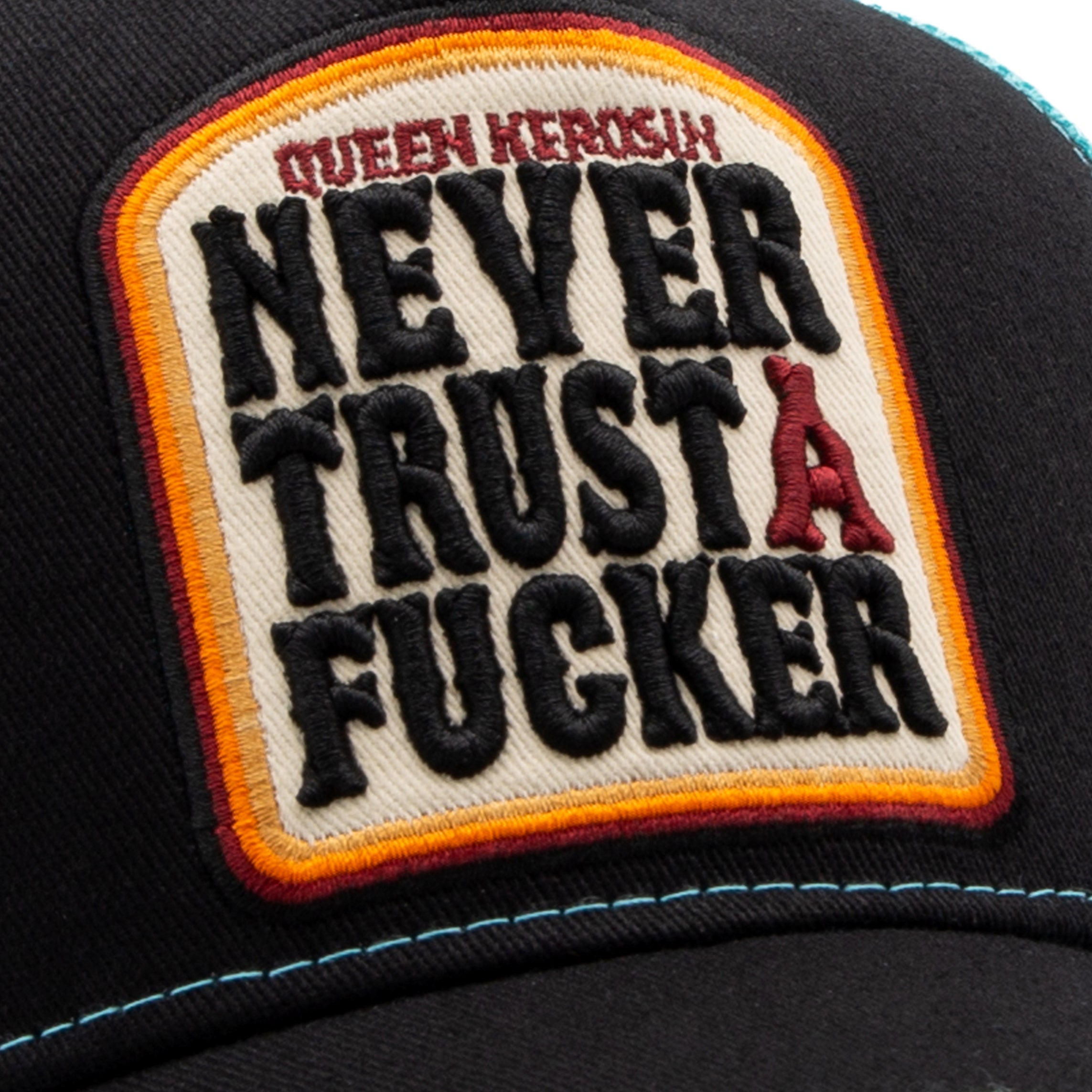 Trucker Cap «Never Trust A Fucker» Trucker Cap von Queen Kerosin