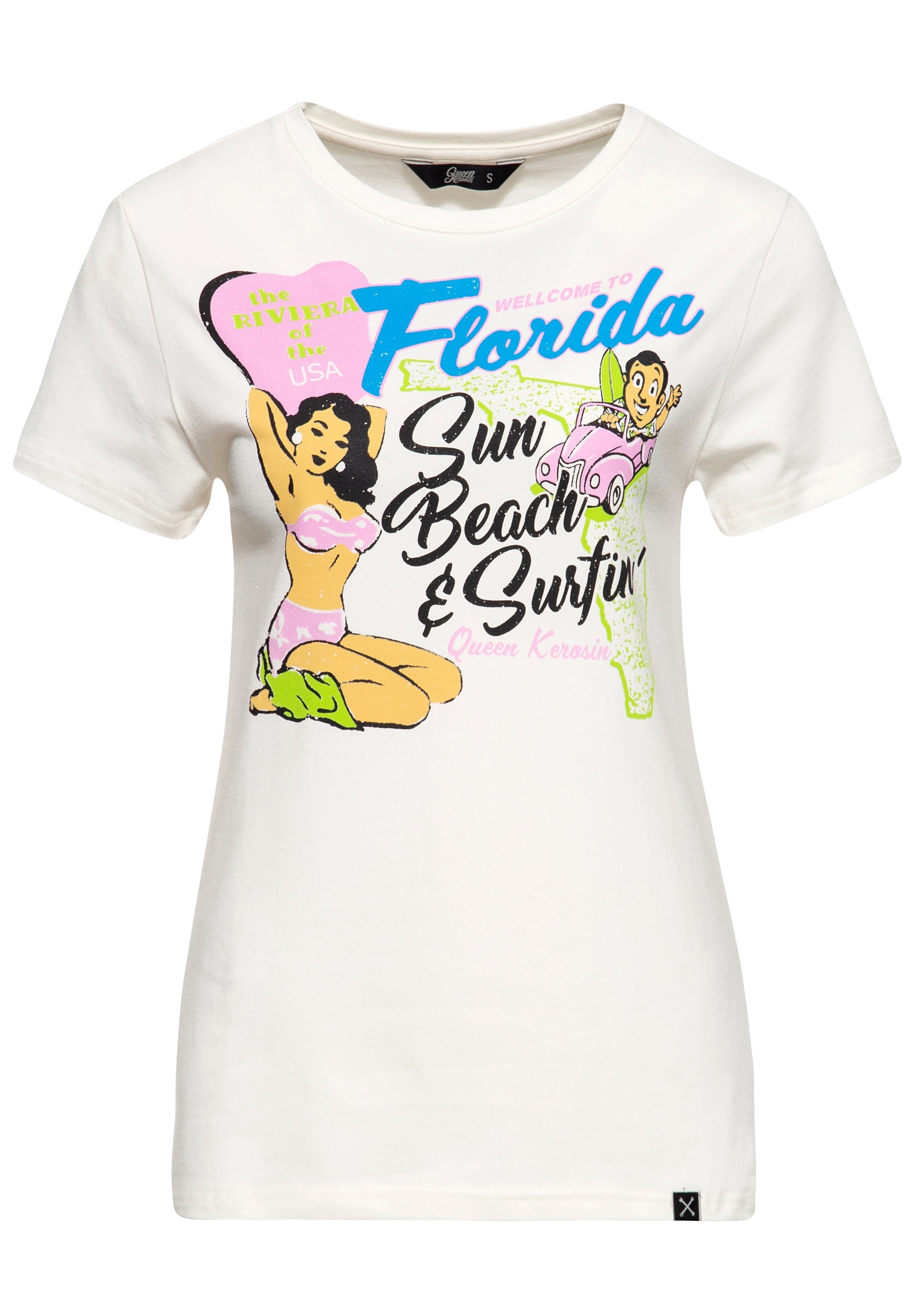 Vintage T-Shirt «Florida» T-Shirts von Queen Kerosin