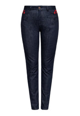 Western Jeanshose «Roses» Jeans von Queen Kerosin