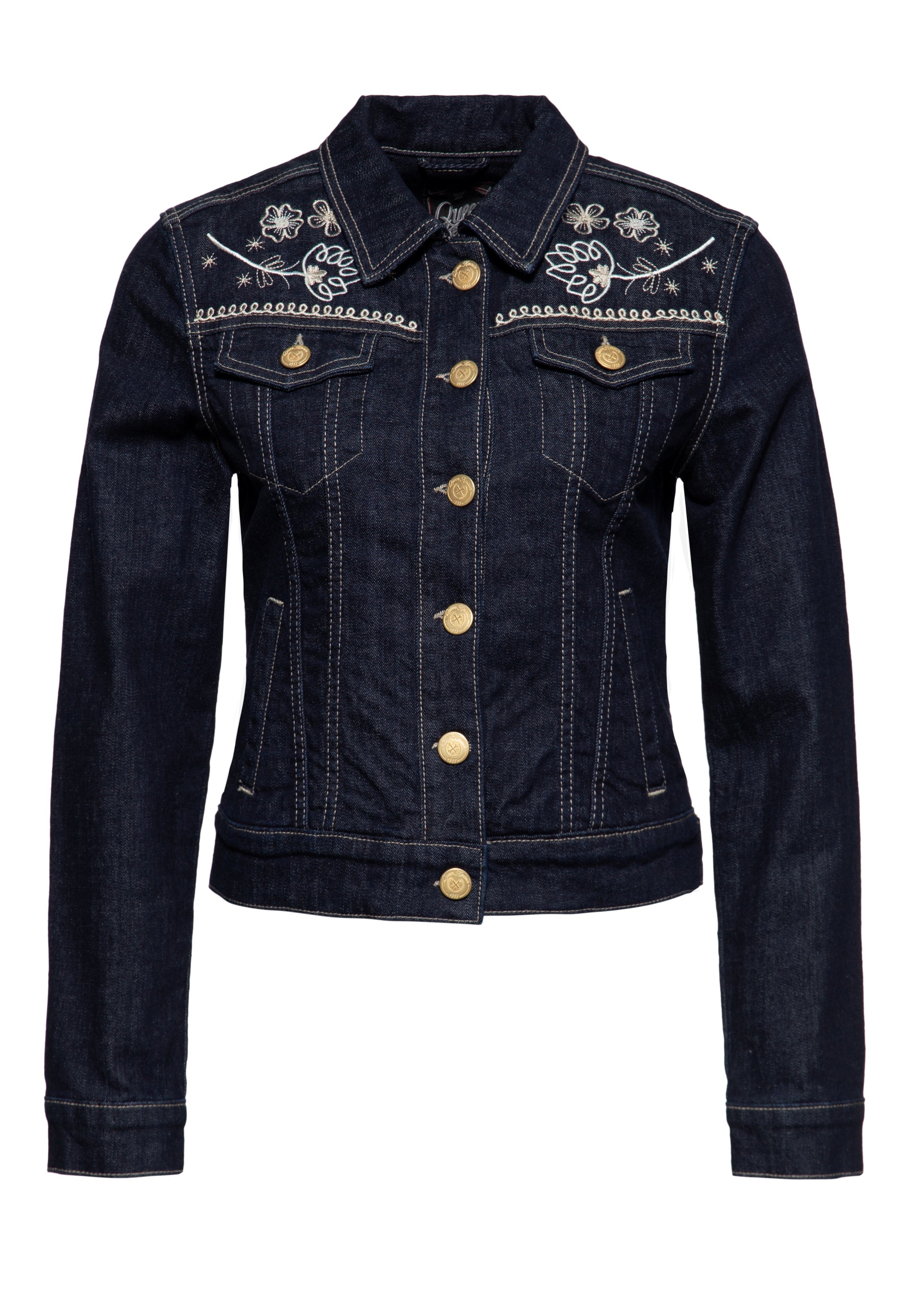 Western Jeansjacke Jeansjacken von Queen Kerosin